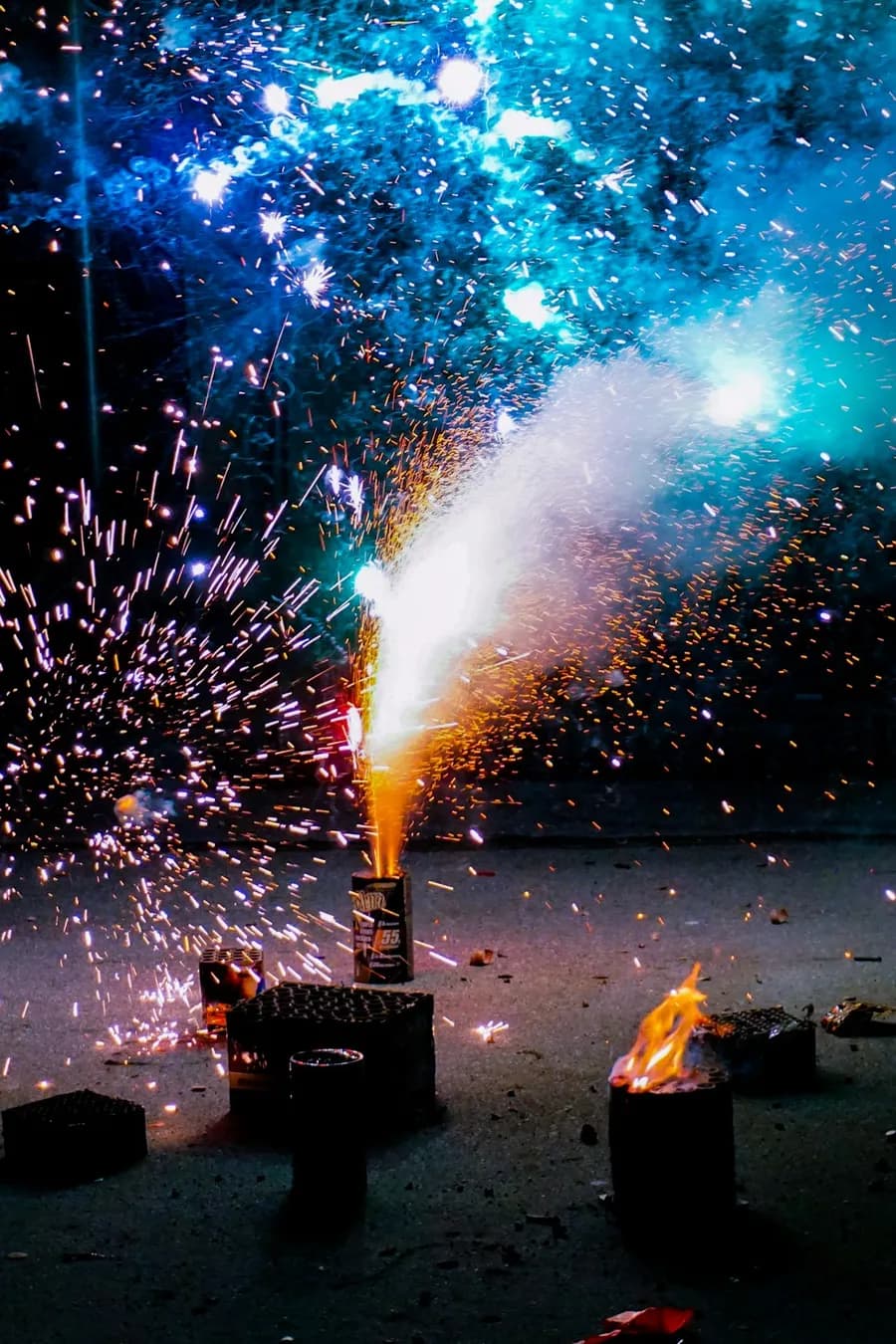 Imagem ilustrativa de fogos — show