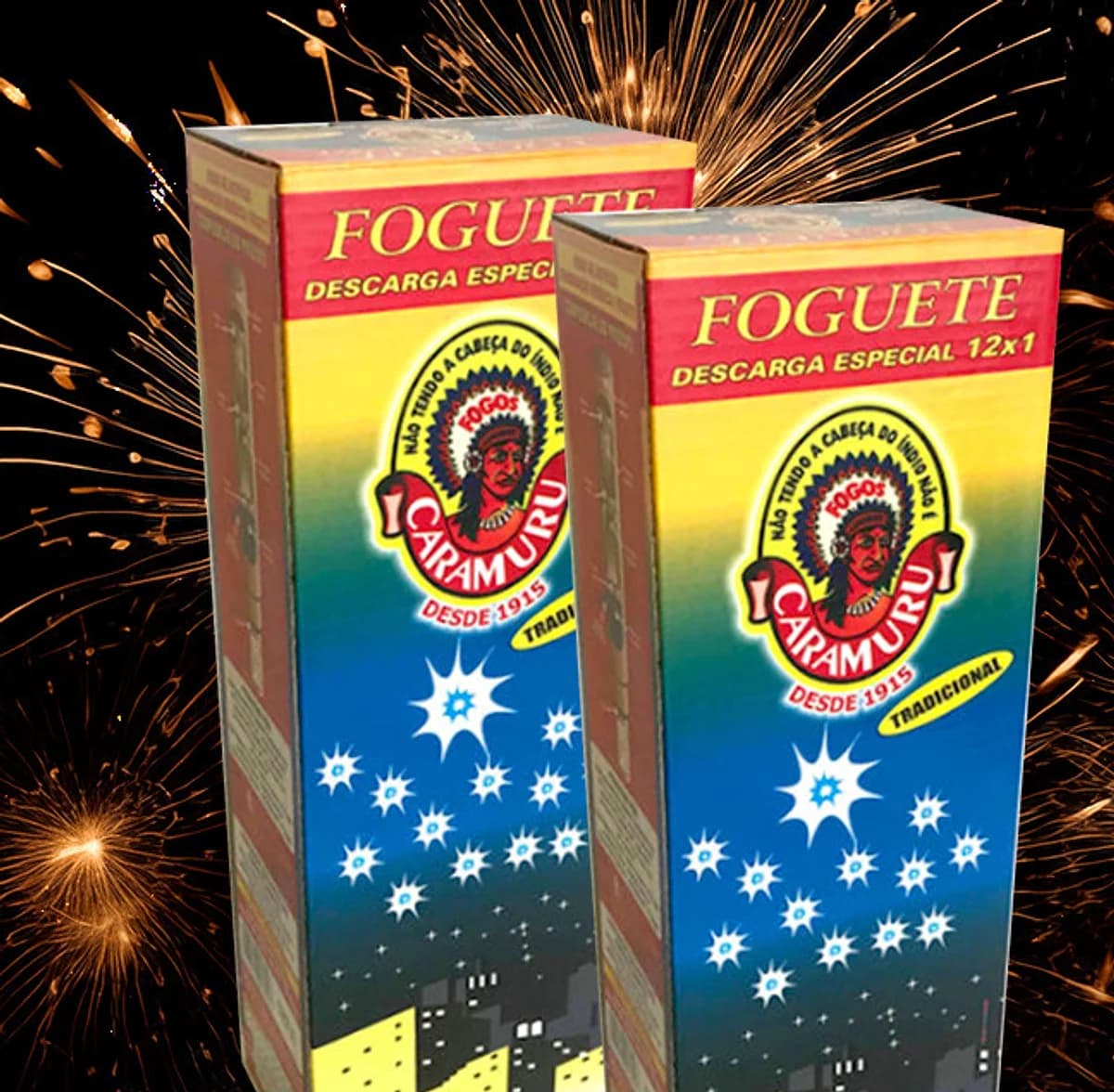 Foguete 12x1 — Fogos Caramuru