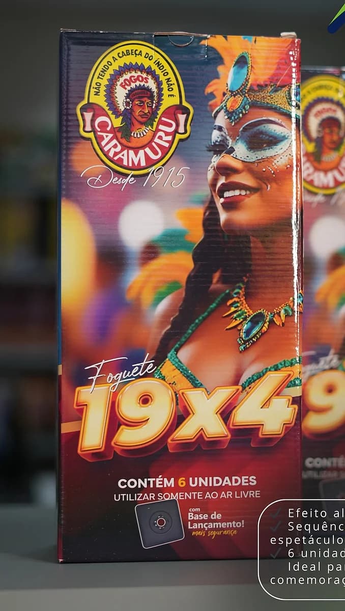 Foguete 19x4 — Fogos Caramuru