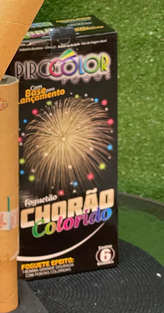 Foguete Chorão Colorido — Pirocolor Fogos