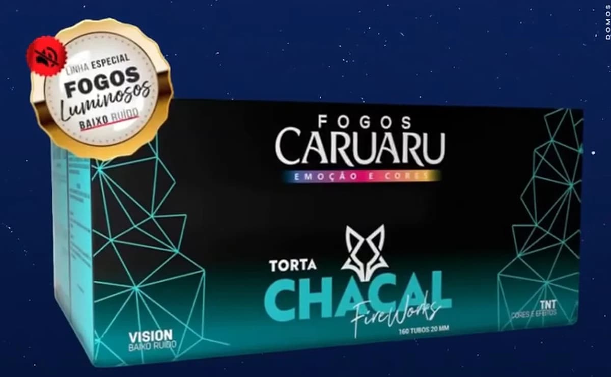 Torta Chacal Vision — Fogos Caruaru