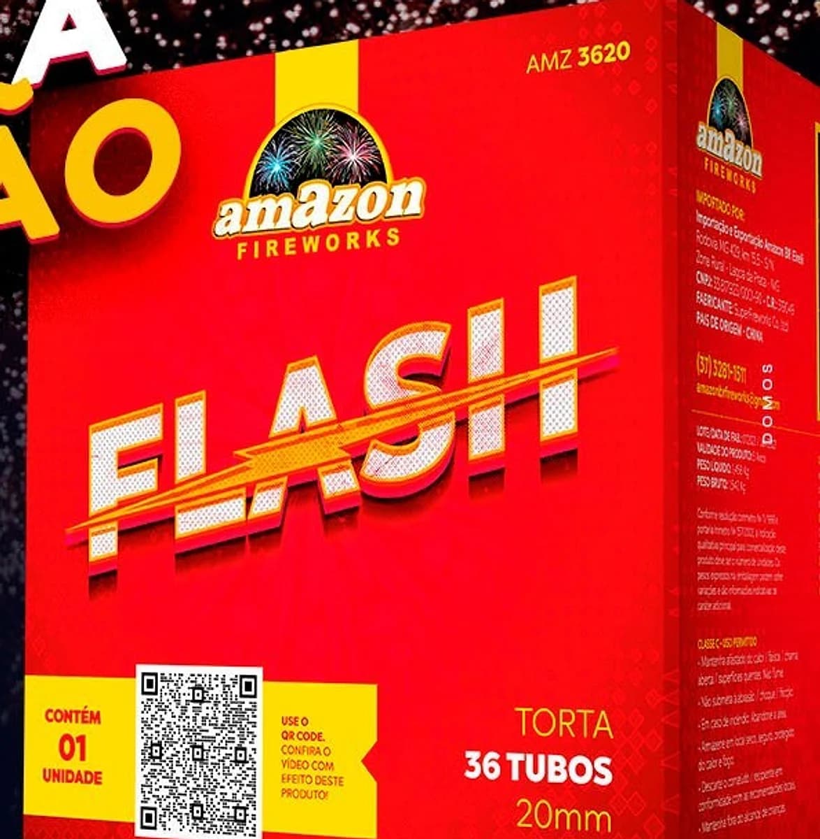 Torta Flash — Amazon Fireworks