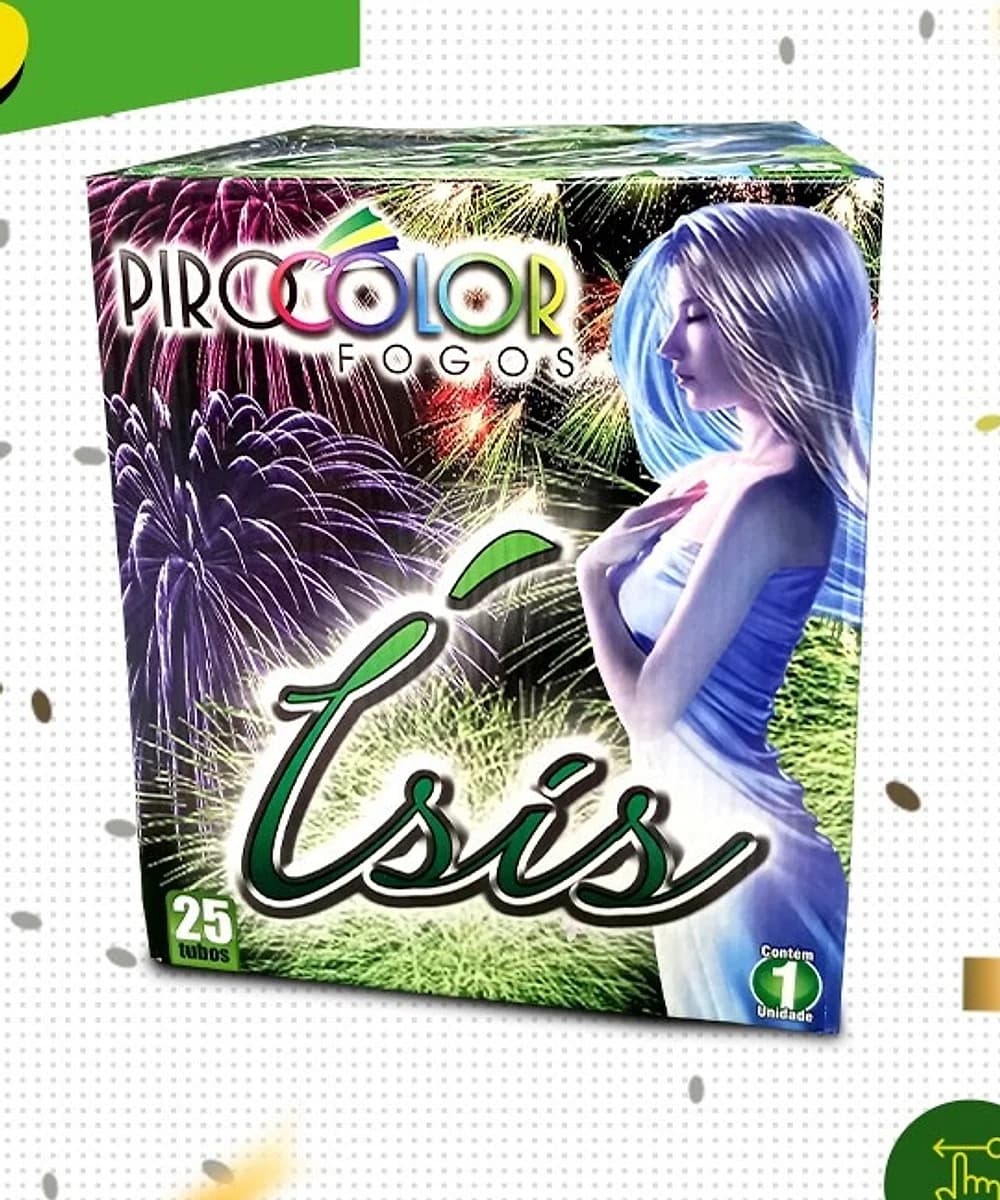 Torta Ísis — Pirocolor Fogos