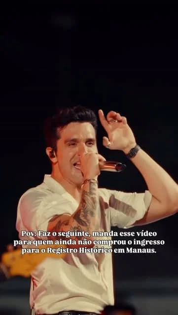 Luan Santana no palco — foto de divulgação (Fábrica de Eventos) 1