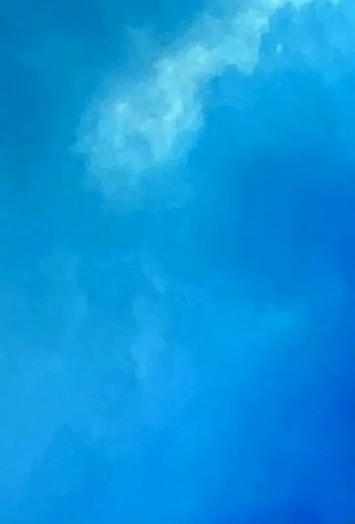 Efeito da Fumaça Revelação Azul no céu